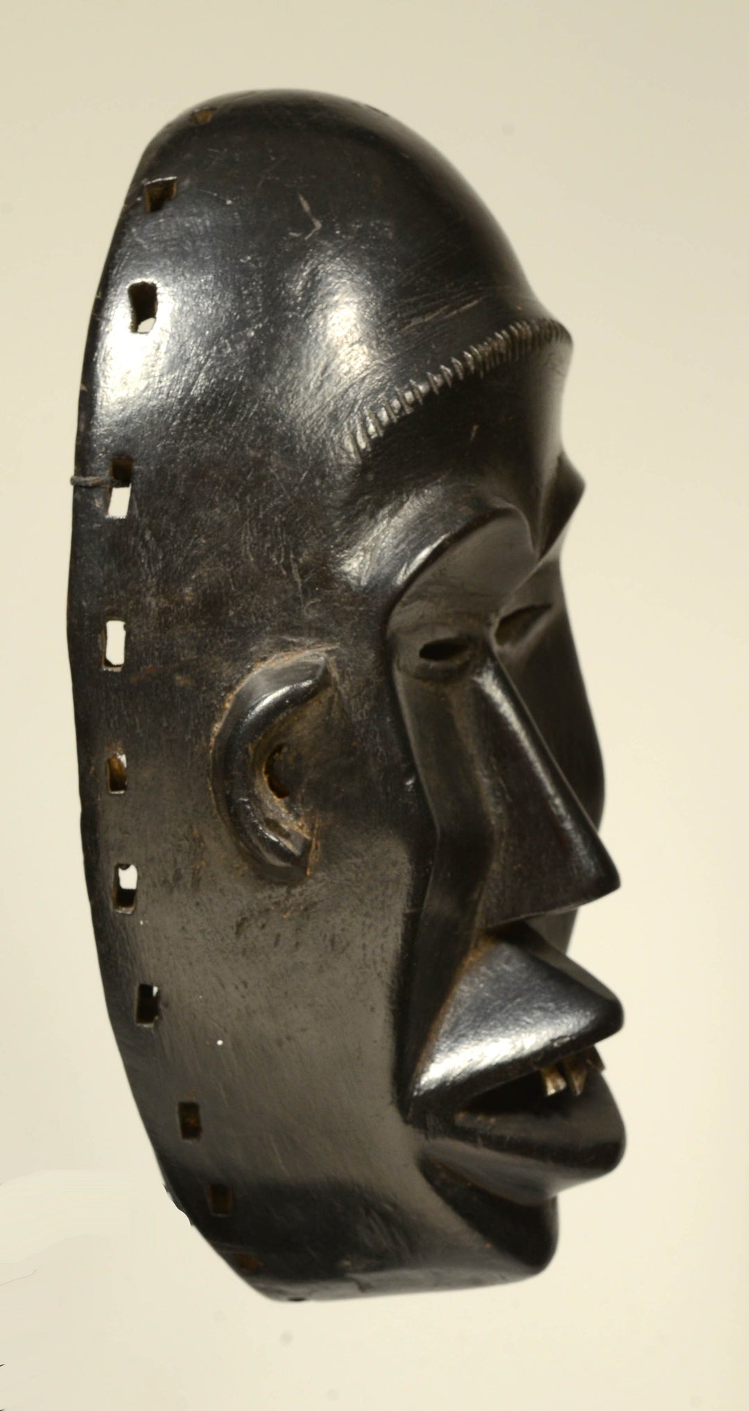 Dan Deangle Wood Carved Initiation Mask