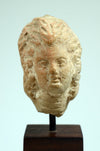Ancient Greek Tanagra Terracotta Female Head