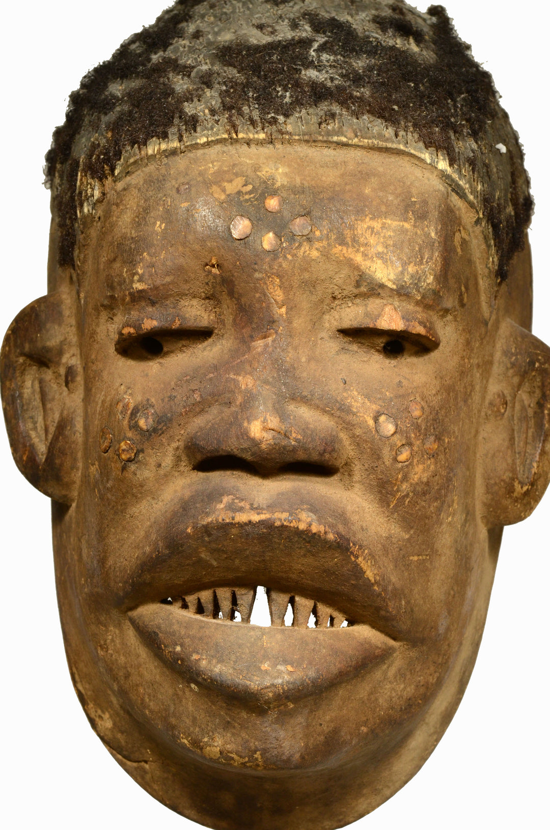 Makande Lipiko Wood Carved Initiation Mask