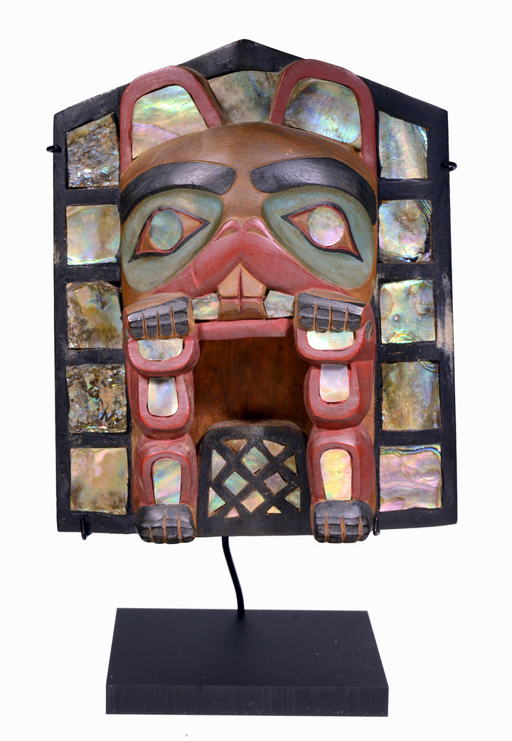 Kwakwaka'wakw (Kwakiutl) Cedar Frontlet Mask