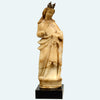 Late Gothic Alabaster Standing Draped Madonna
