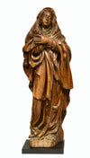 Northern Renaissance Wood Carved Madonna