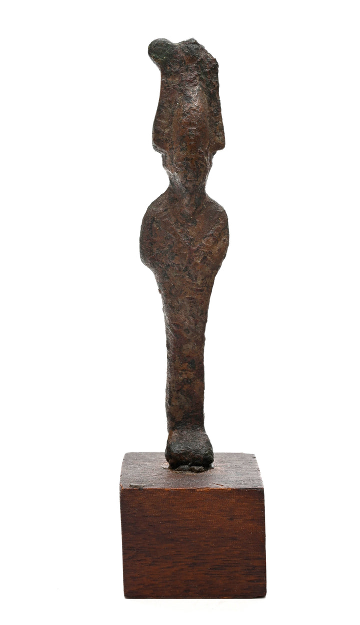 Egyptian Bronze Standing Osiris