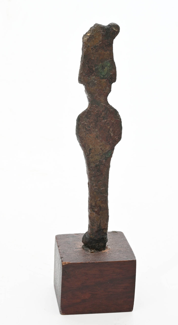 Egyptian Bronze Standing Osiris