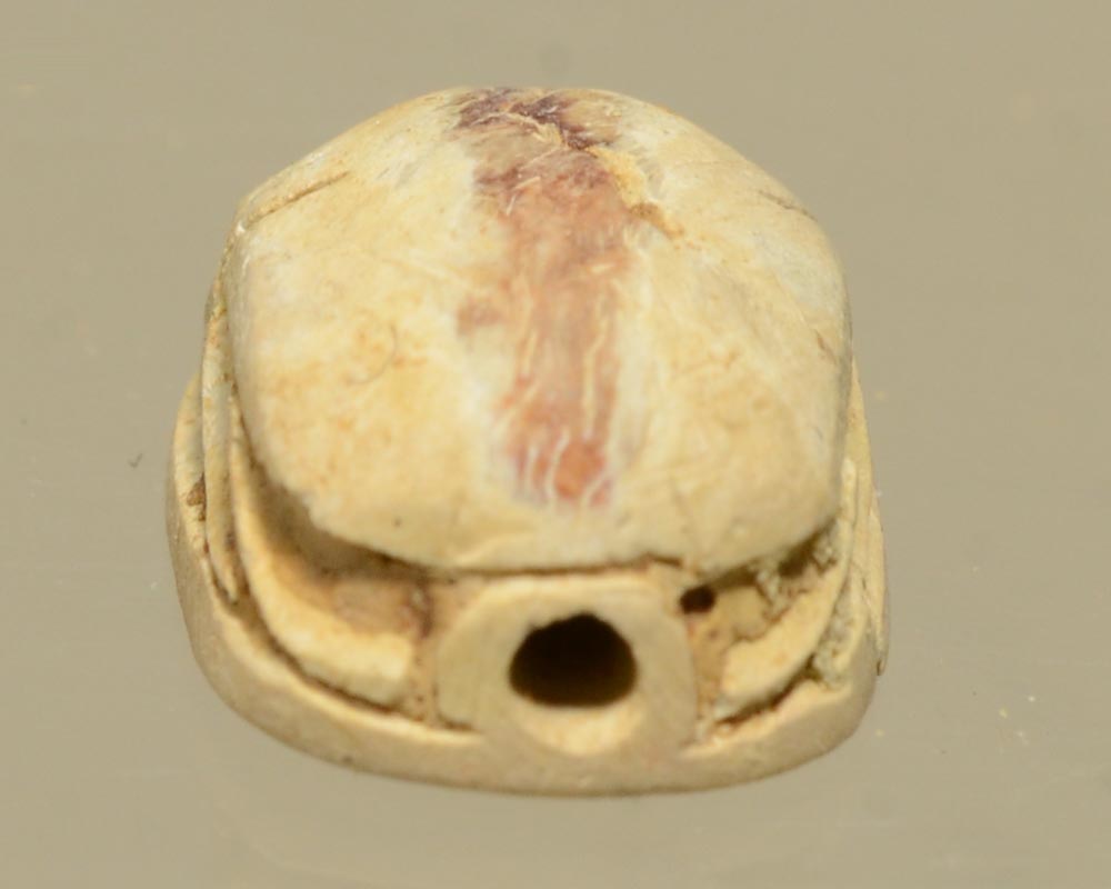 Ancient Egyptian Tan Steatite Good Luck Scarab