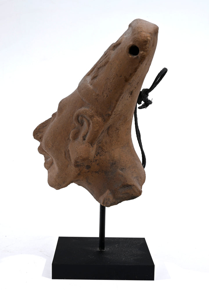Pre-Columbian Veracruz Smiling Pottery Sonriente Head