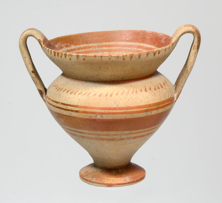 Italic Geometric Painted Pottery skyphos