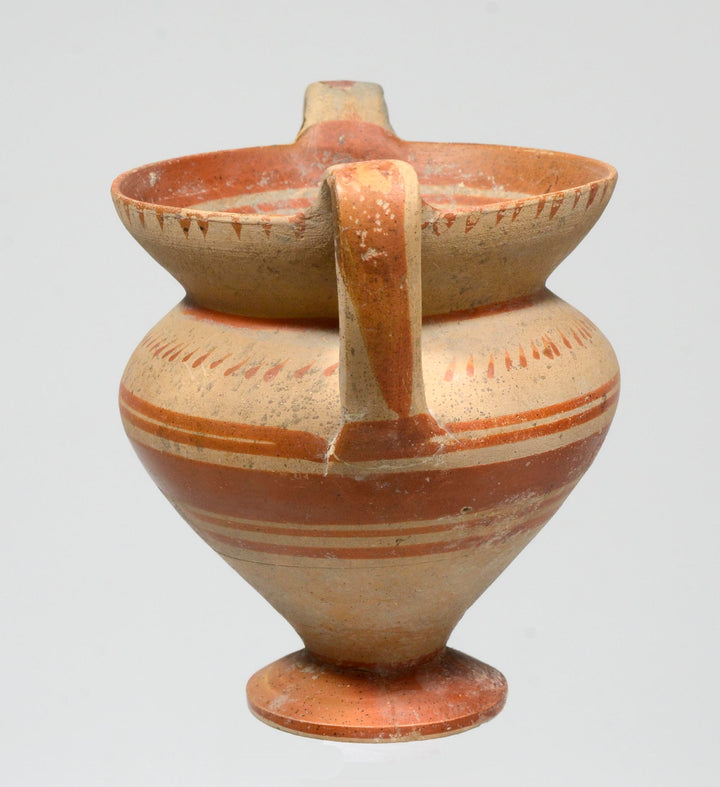 Italic Geometric Painted Pottery skyphos
