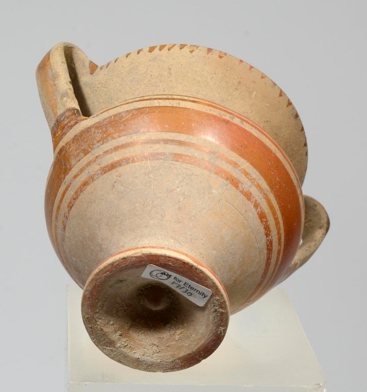 Italic Geometric Painted Pottery skyphos