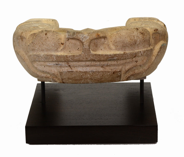 Fine Pre Columbian Veracruz Toad Effigy Stone Yoke