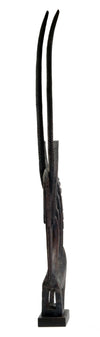 African Bamana Wood Tyiwara  Chi Wara Antelope Figure