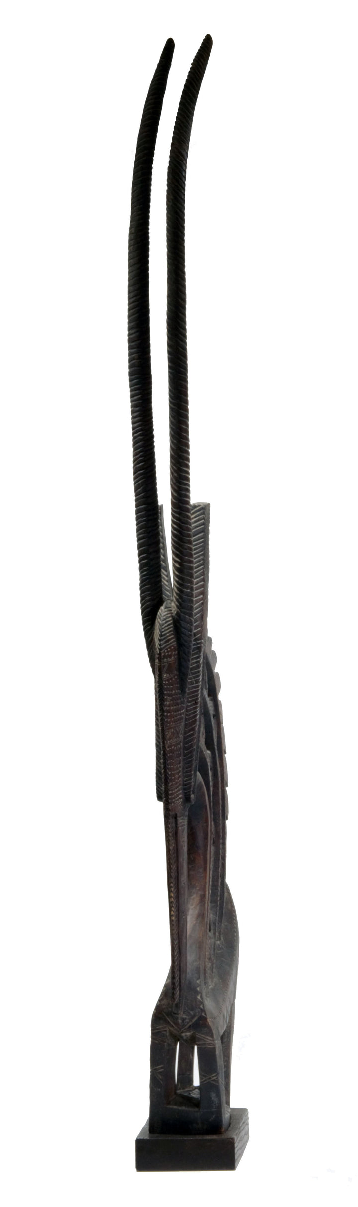 African Bamana Wood Tyiwara  Chi Wara Antelope Figure