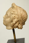 Roman Marble Head of a Youthful Male