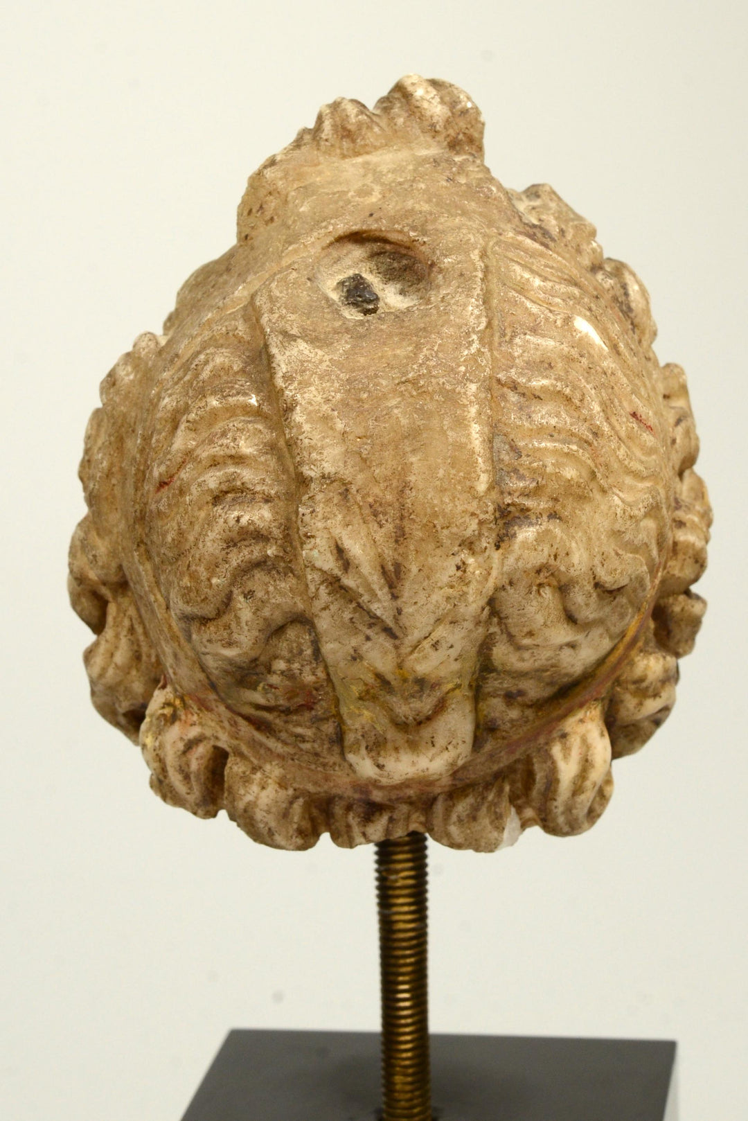 Roman Marble Head of a Youthful Male