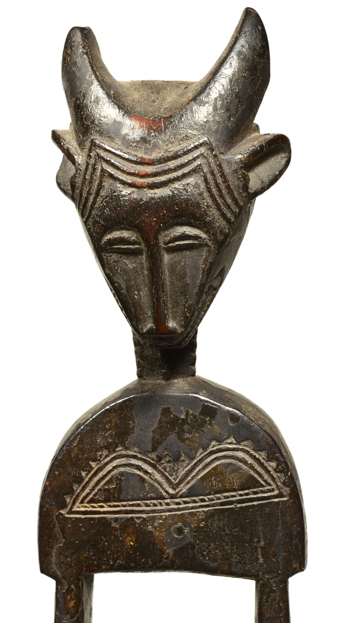 African Baule Guro Jimini Wood Heddle Pulley