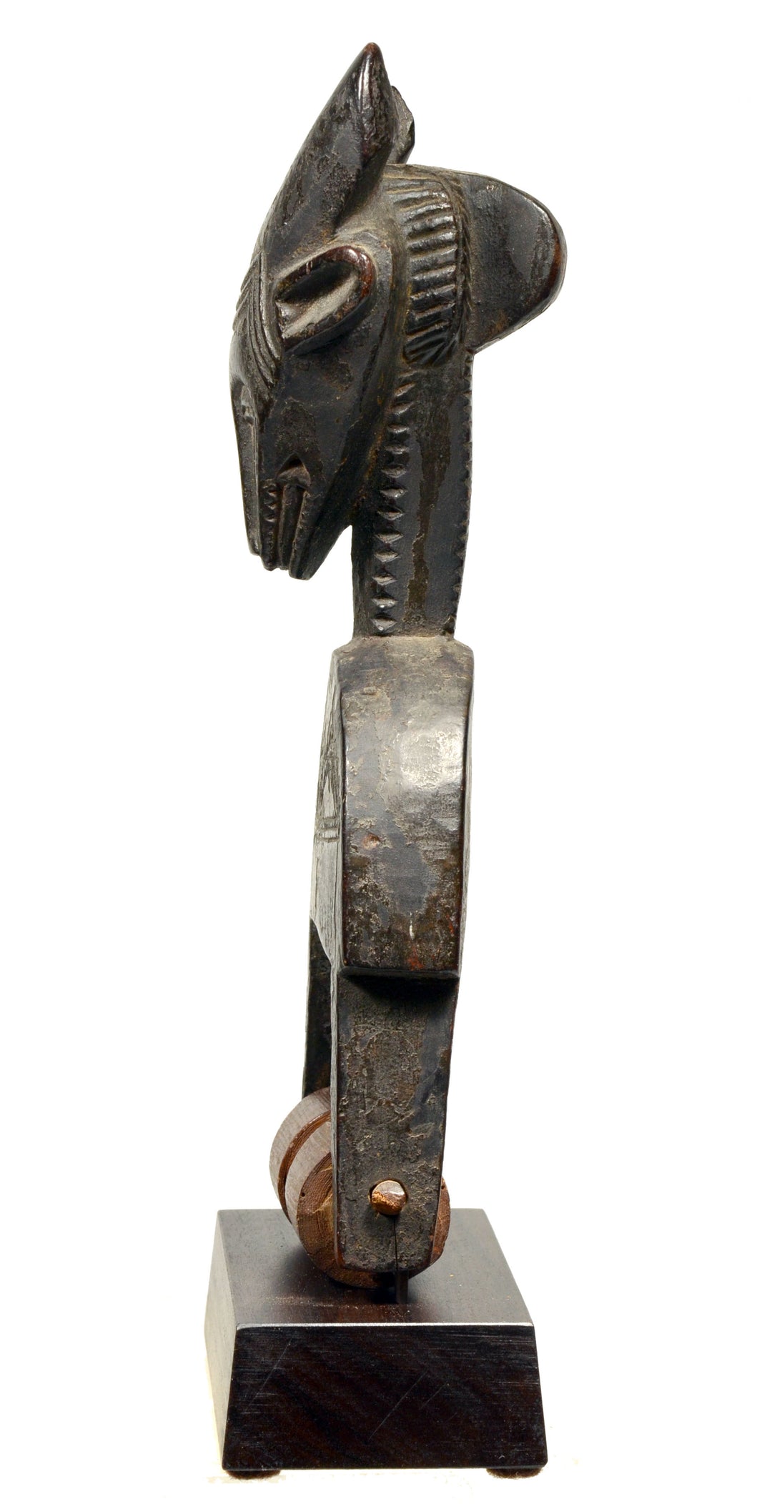 African Baule Guro Jimini Wood Heddle Pulley