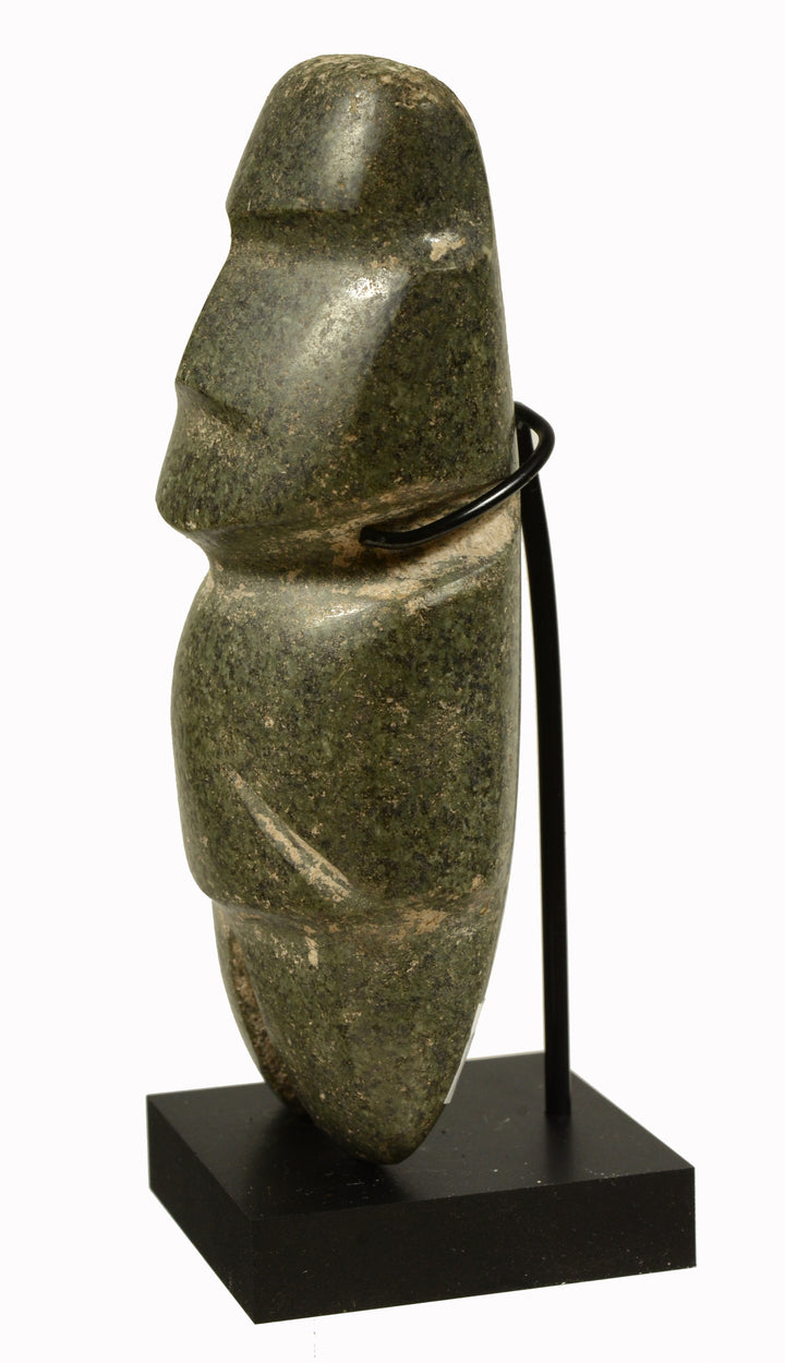 Pre-Columbian Mezcala Green Diorite Stone Standing Figure