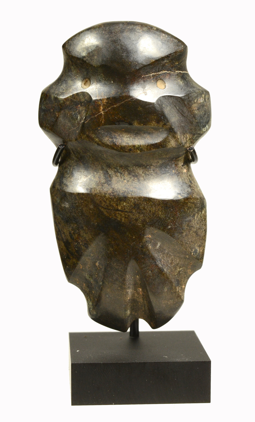 Pre Columbian Mezcala Green Stone Standing Figure