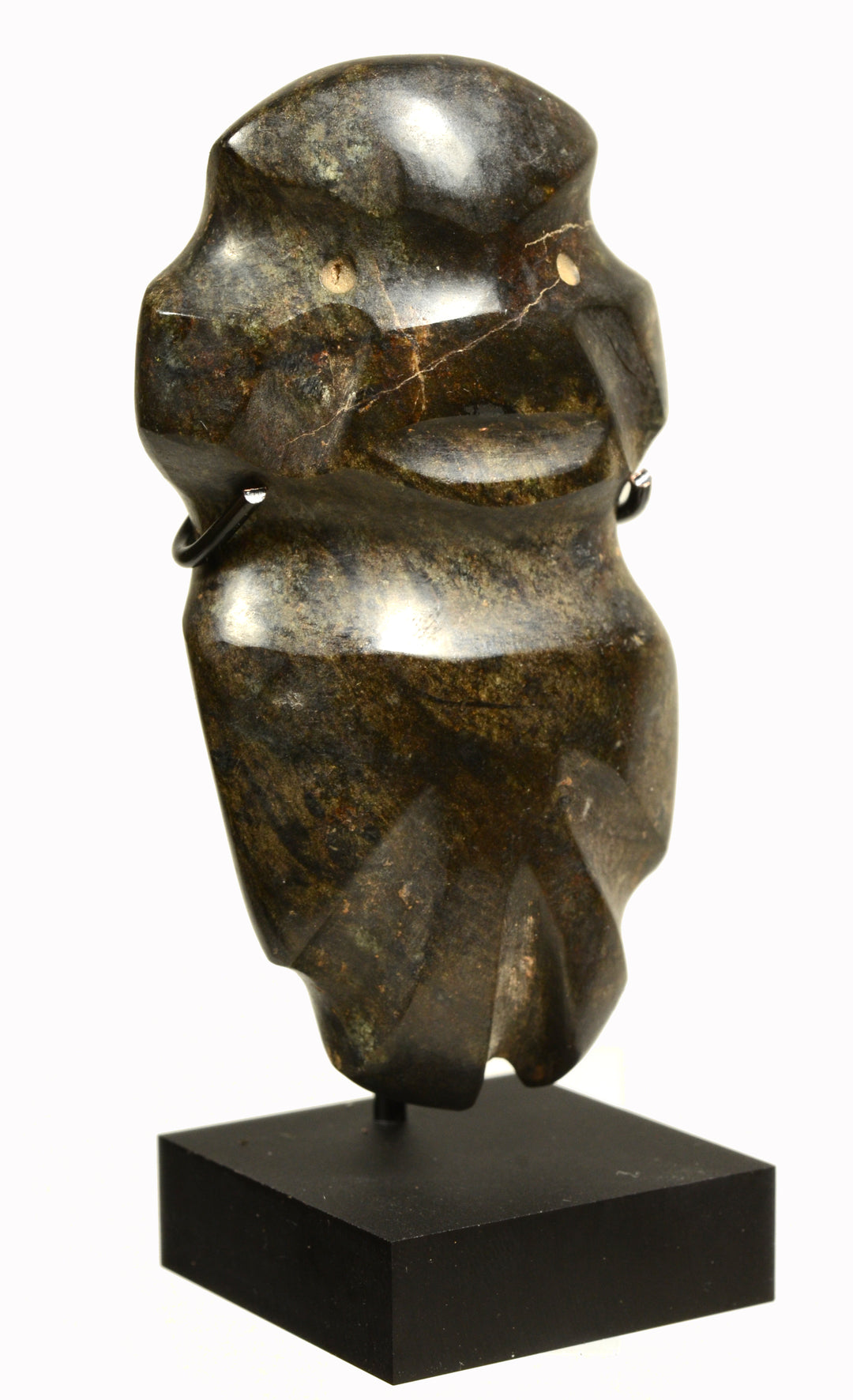 Pre Columbian Mezcala Green Stone Standing Figure