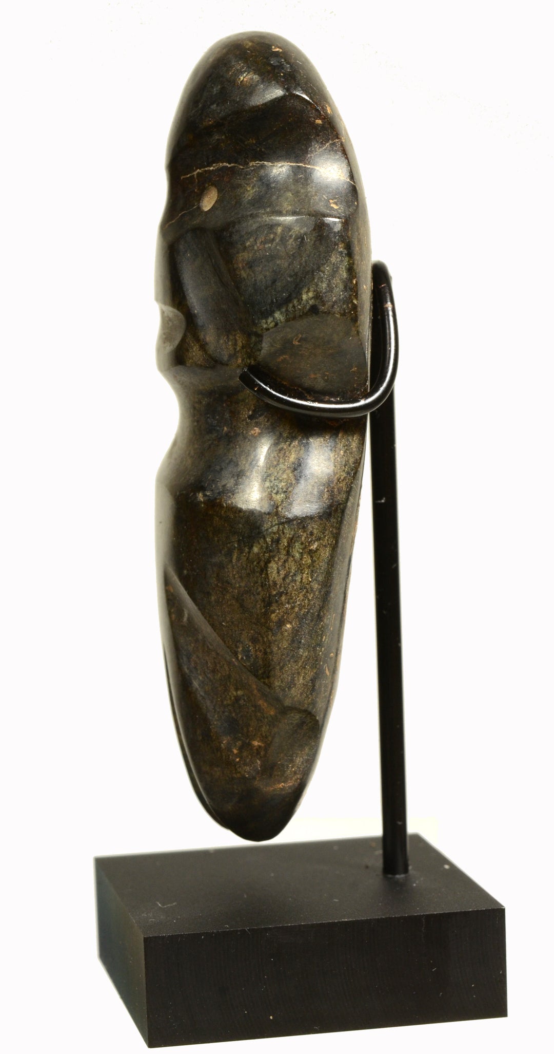 Pre Columbian Mezcala Green Stone Standing Figure