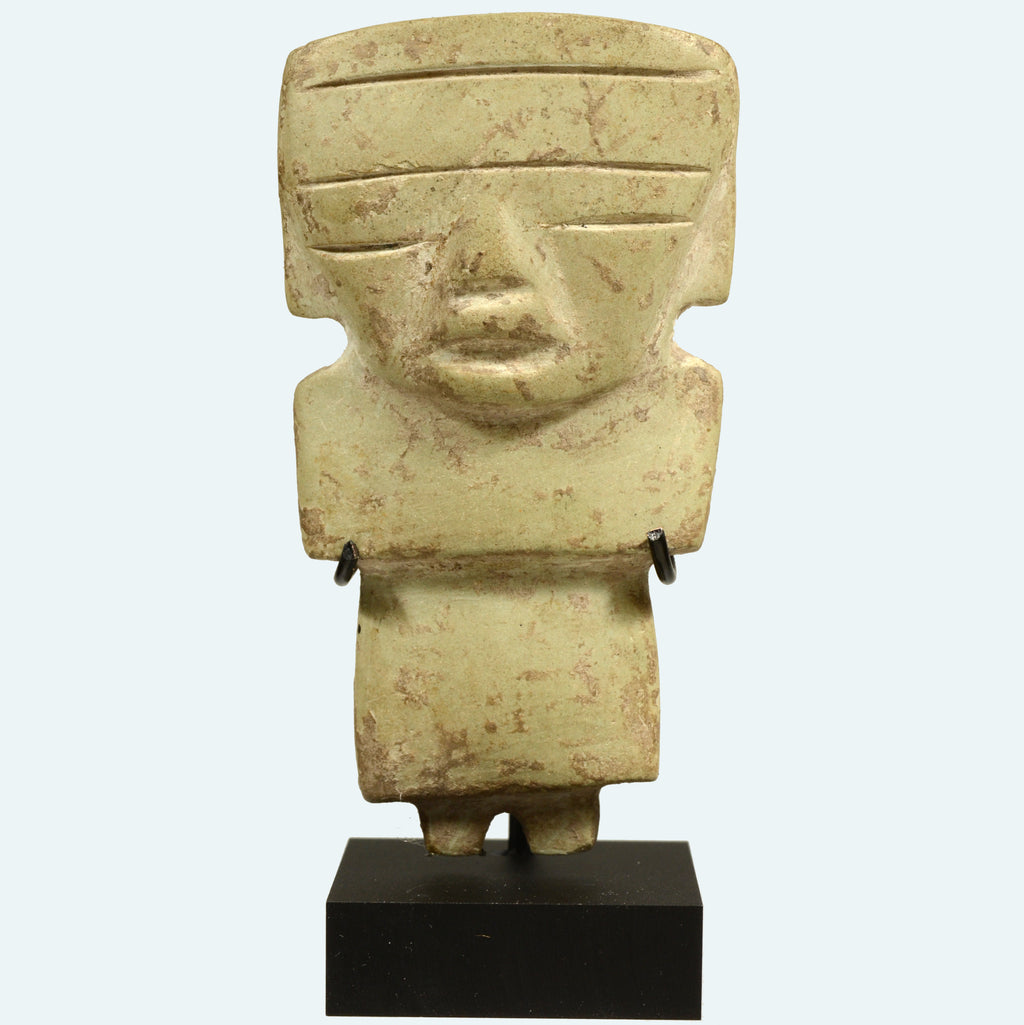 Pre Columbian Teotihuacan Stone Standing Figure