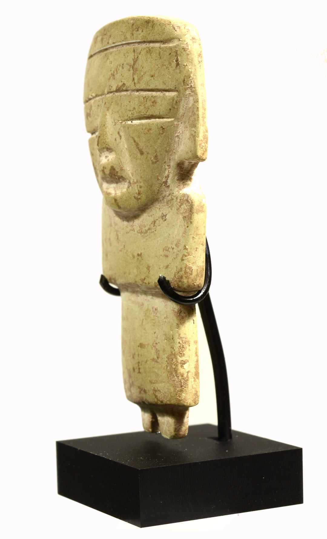 Pre Columbian Teotihuacan Stone Standing Figure