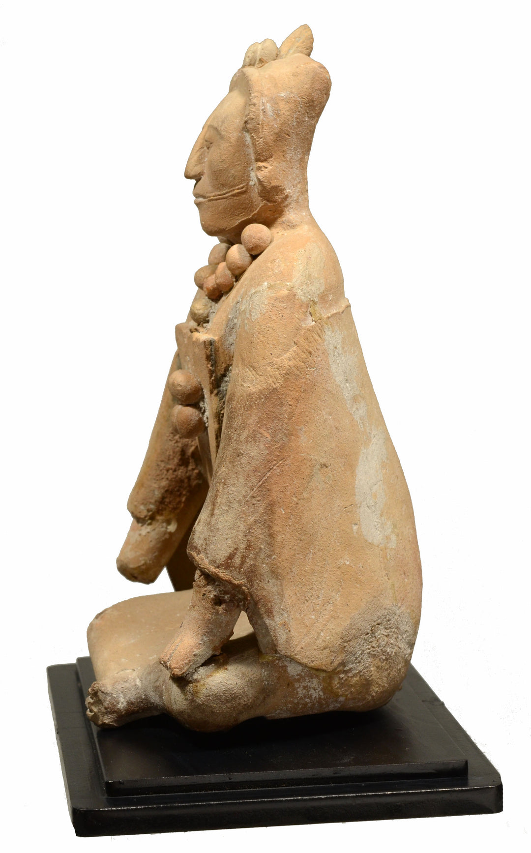 Pre-Columbian Mayan Pottery Seated Lord