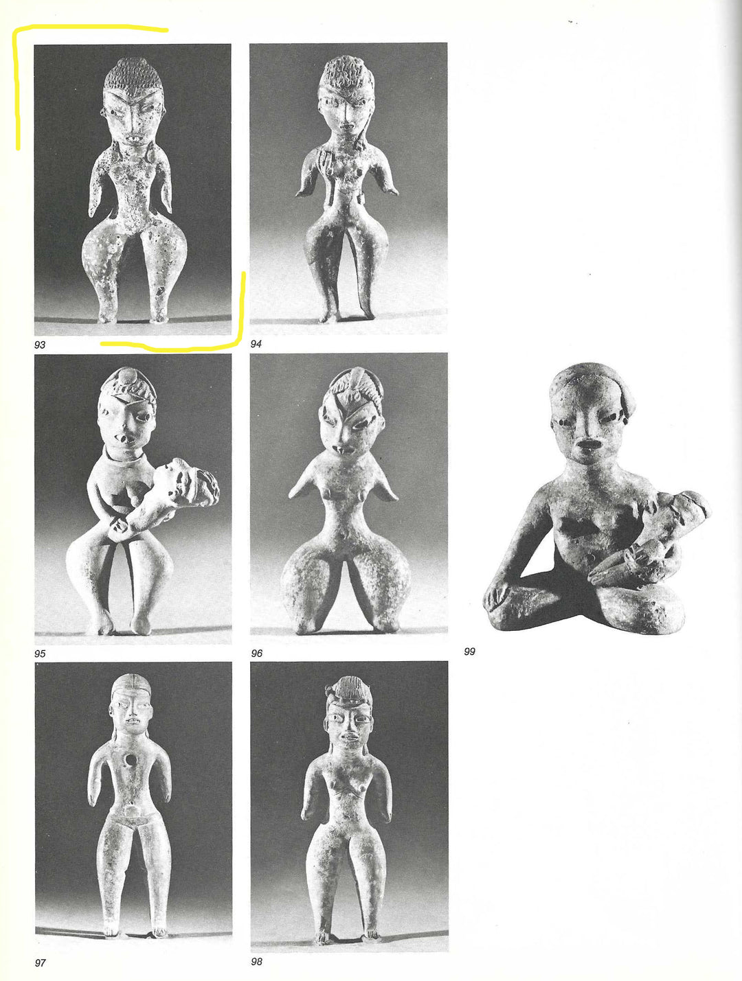 Published Tlatilco Standing Pottery “Pretty Lady” D1 Type Female