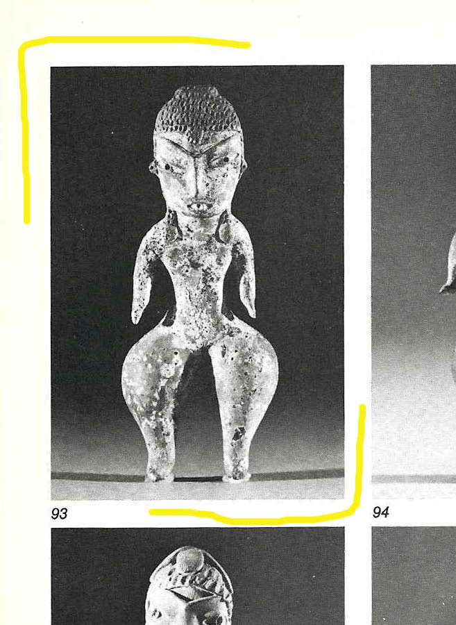 Published Tlatilco Standing Pottery “Pretty Lady” D1 Type Female