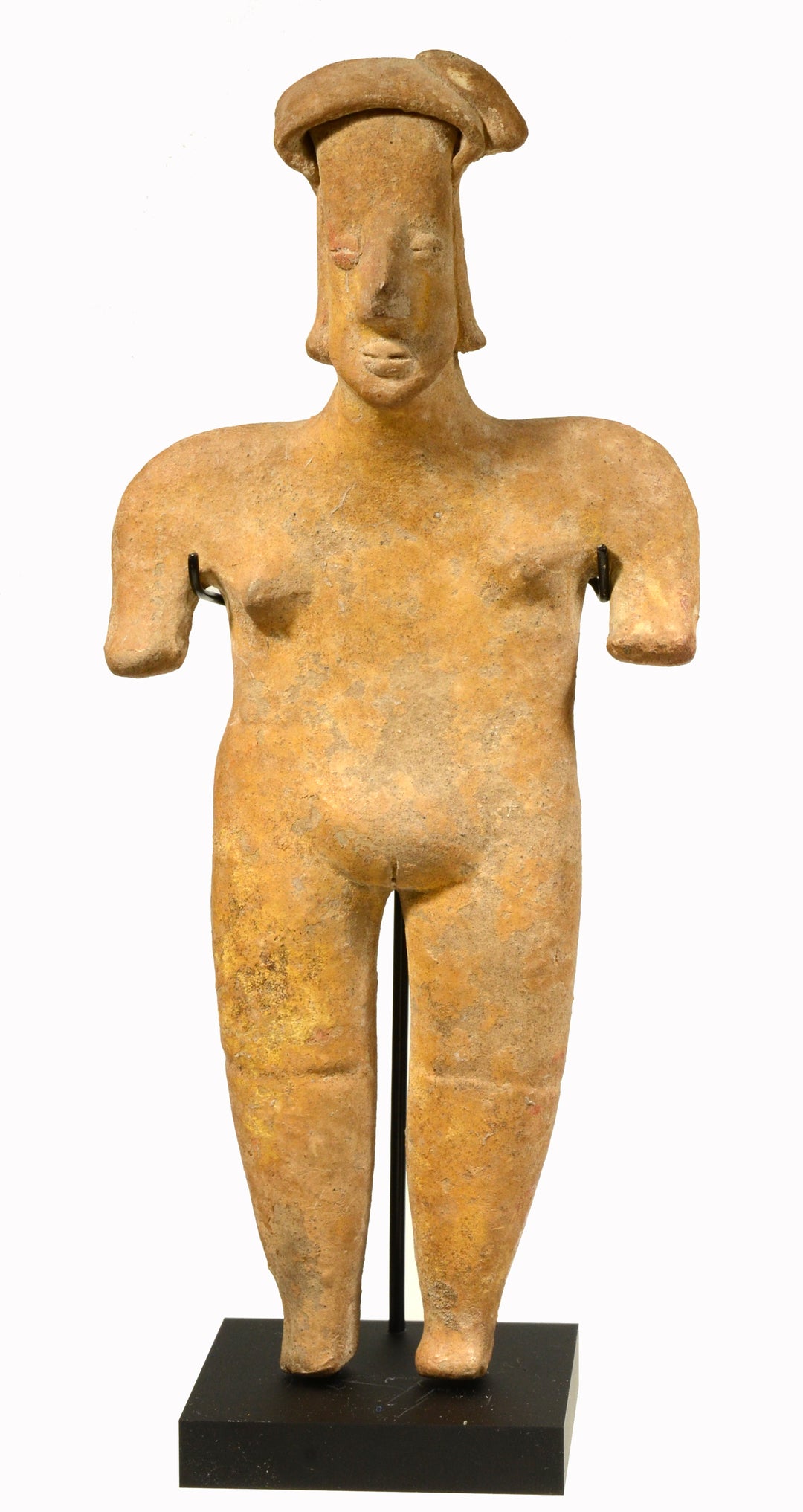 Pre-Columbian Colima Pottery Standing Ancestor Figure