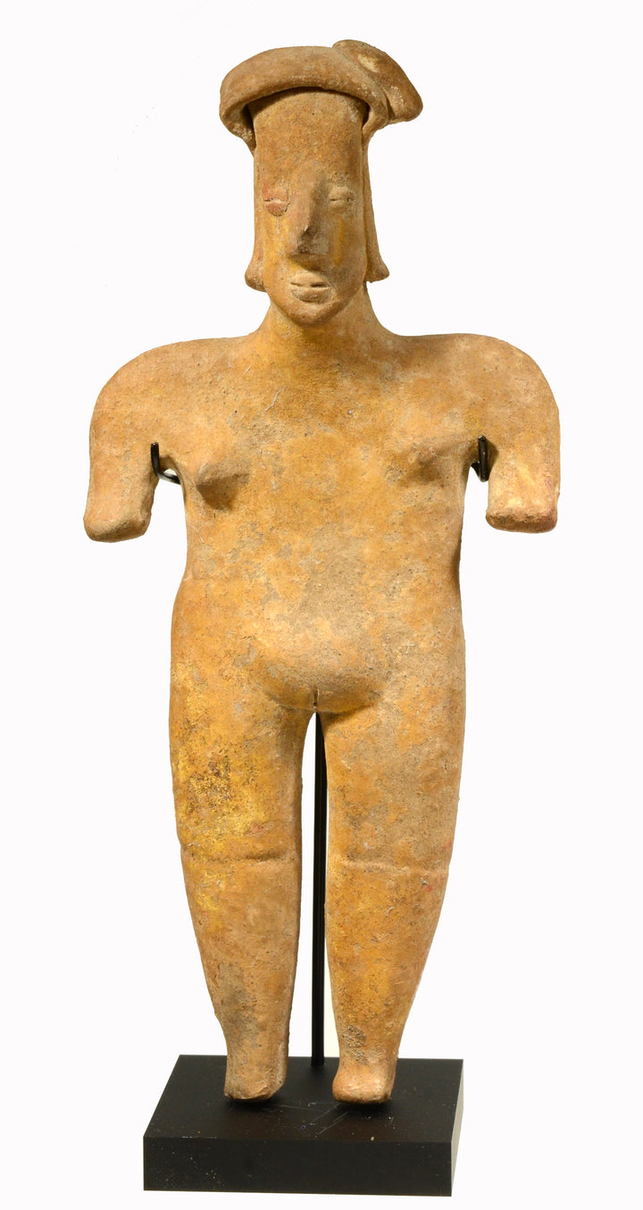 Pre-Columbian Colima Pottery Standing Ancestor Figure