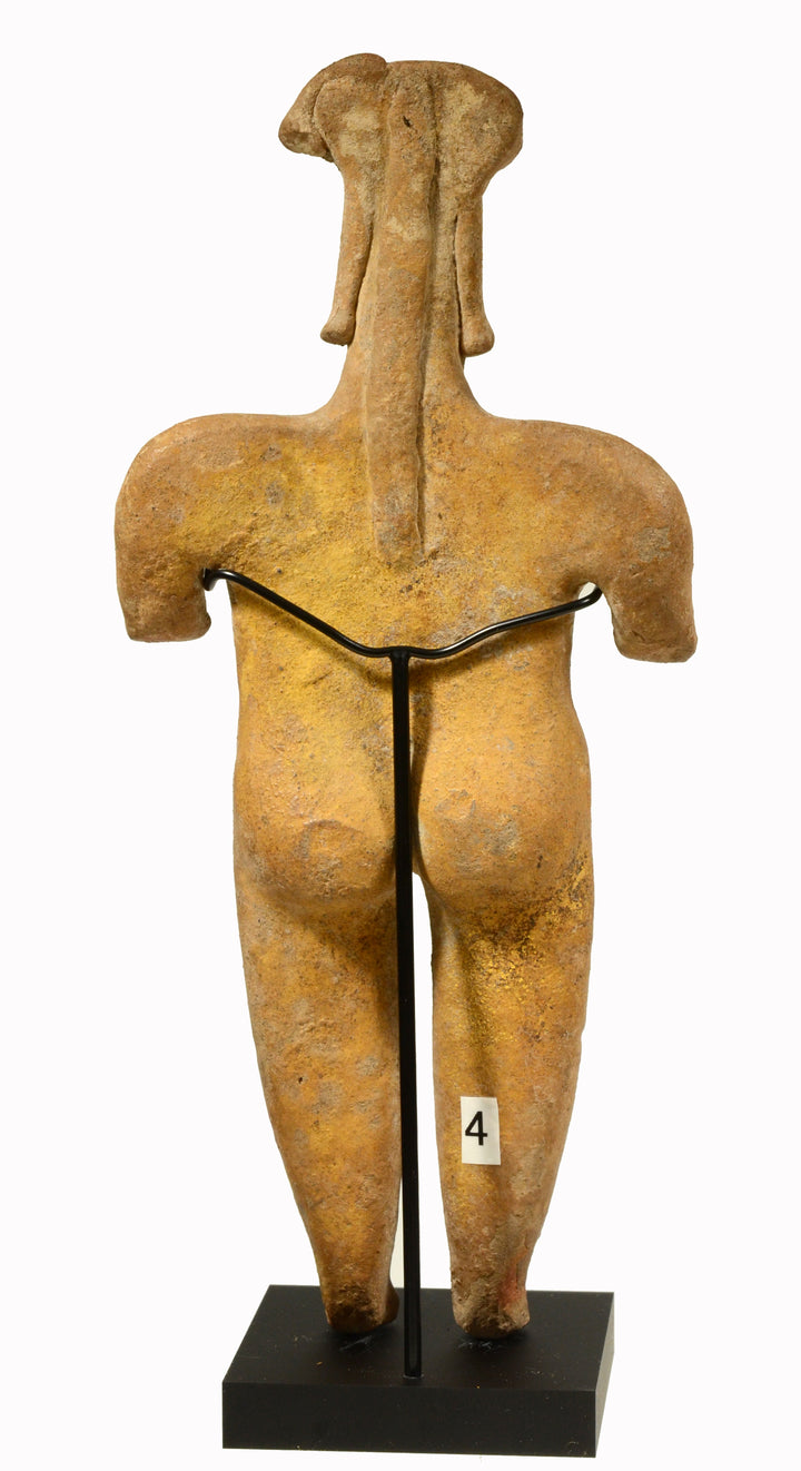 Pre-Columbian Colima Pottery Standing Ancestor Figure