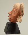 Pre-Columbian Mayan Applique Molded Face