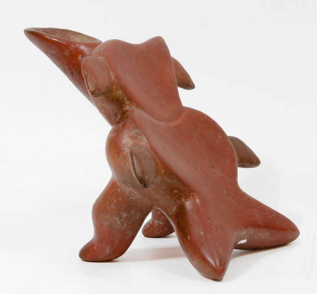 Colima Pottery Redware Dog Reclinatorio