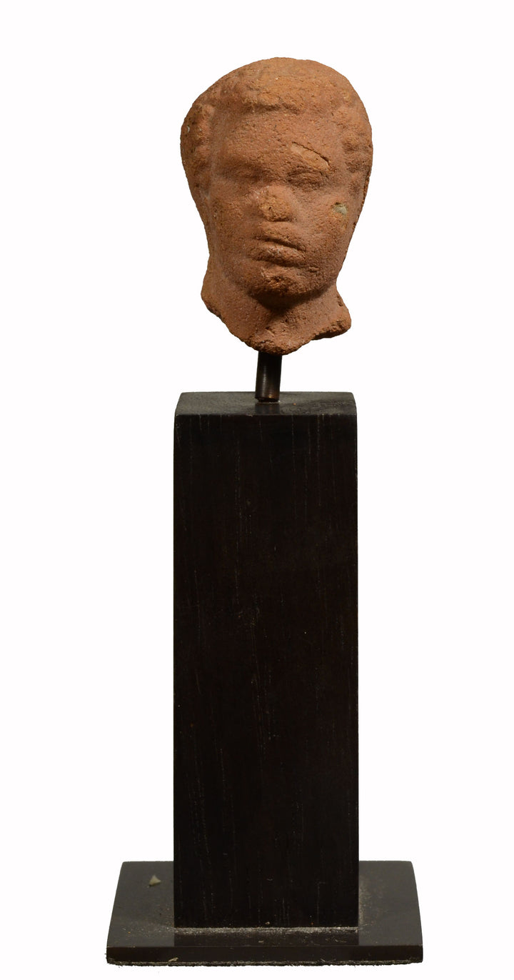 Alexandrian Terracotta Head of a Nubian (Black African) Man