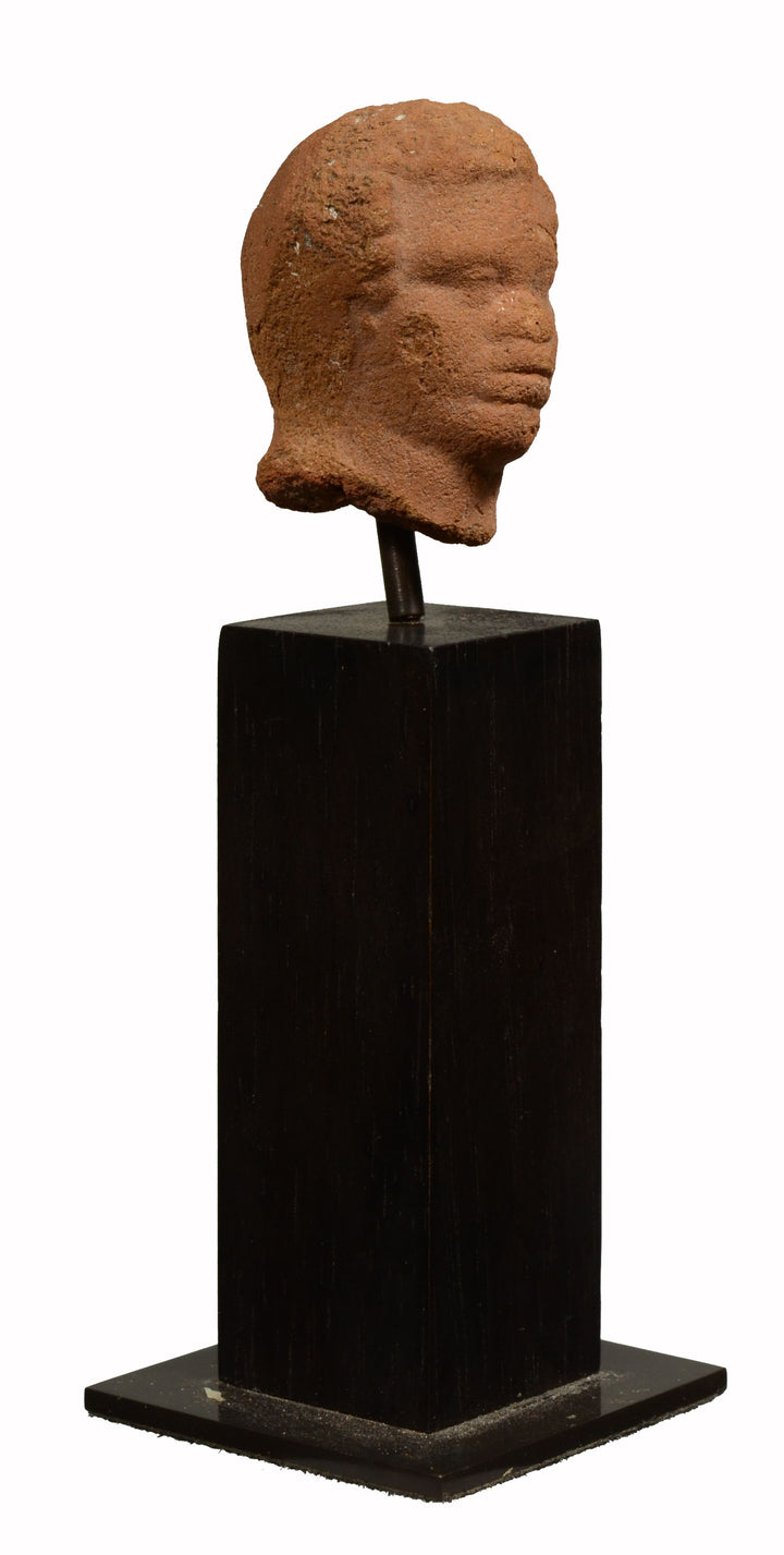 Alexandrian Terracotta Head of a Nubian (Black African) Man