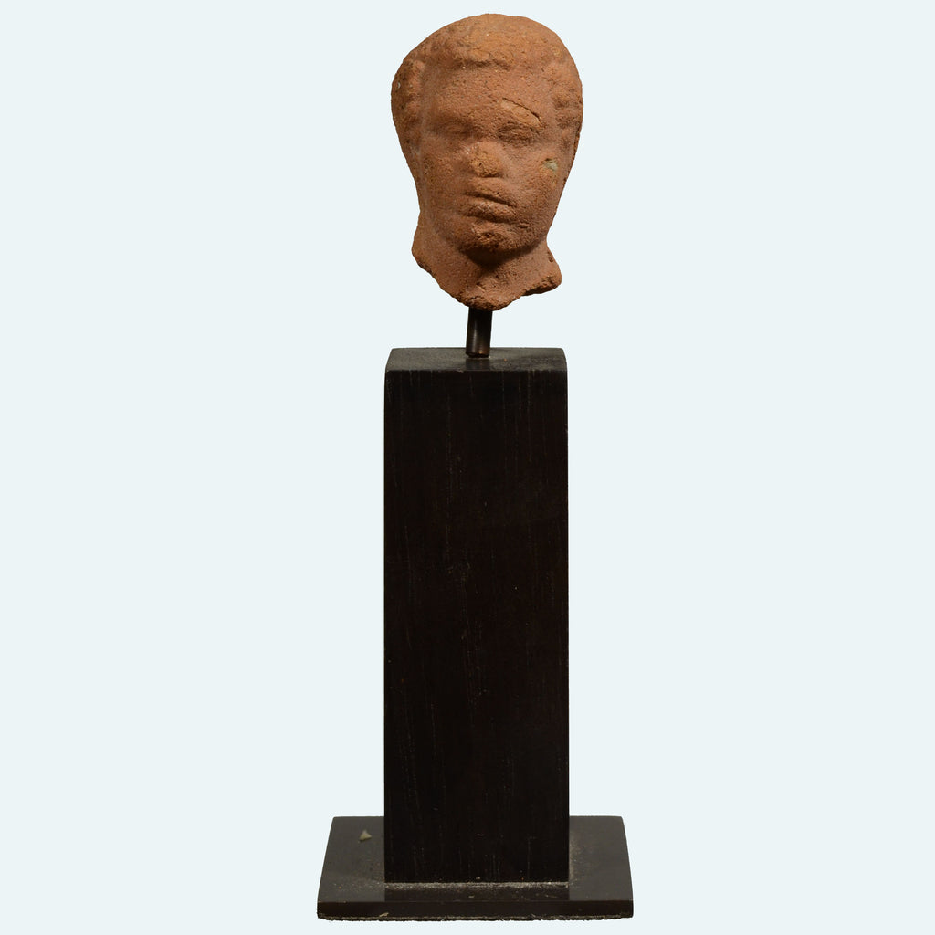 Alexandrian Terracotta Head of a Nubian (Black African) Man