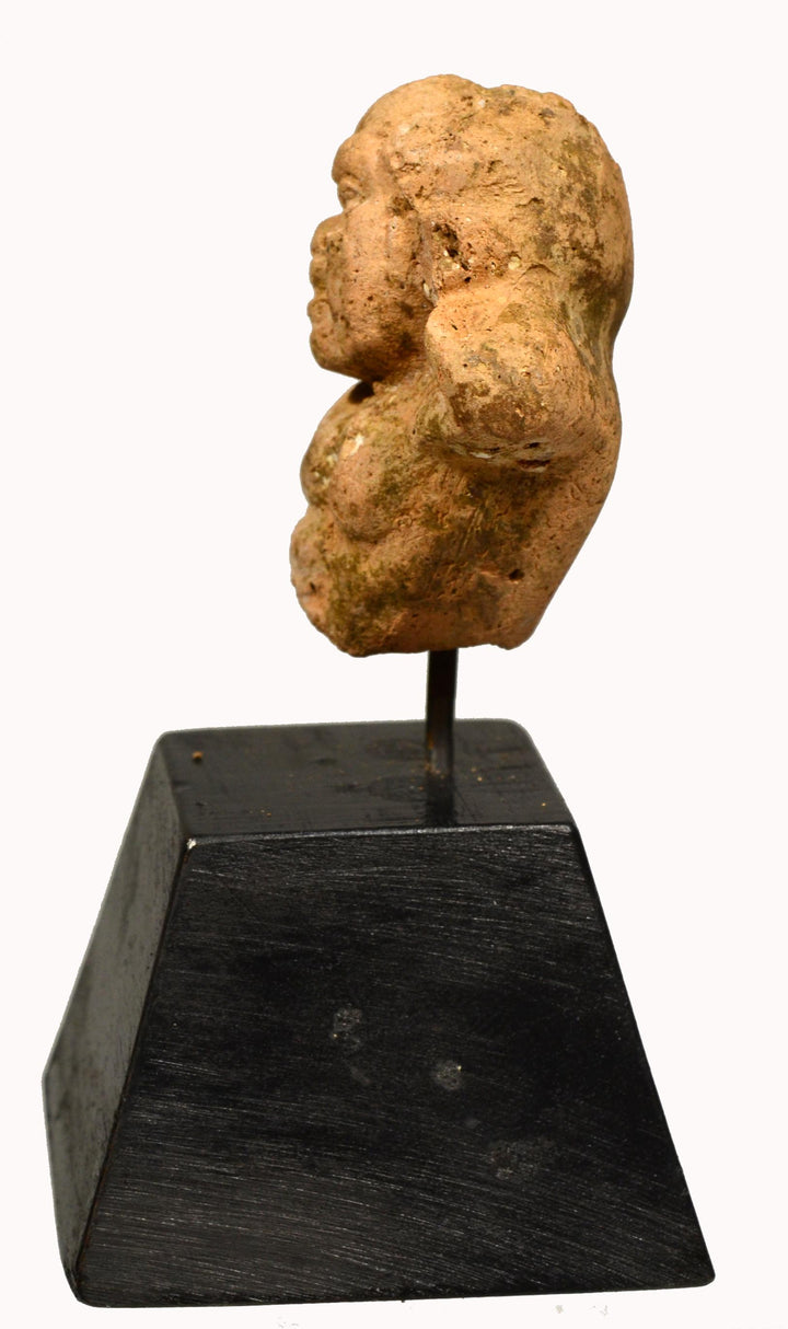 Greek Terracotta Bust of a Grotesque