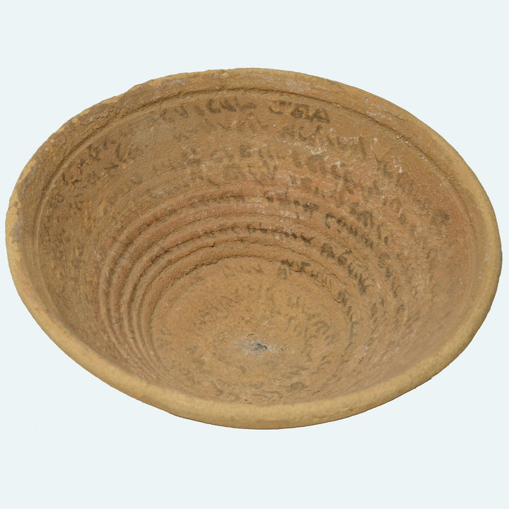 Ancient Holyland Aramaic Devil Trap Incantation Bowl