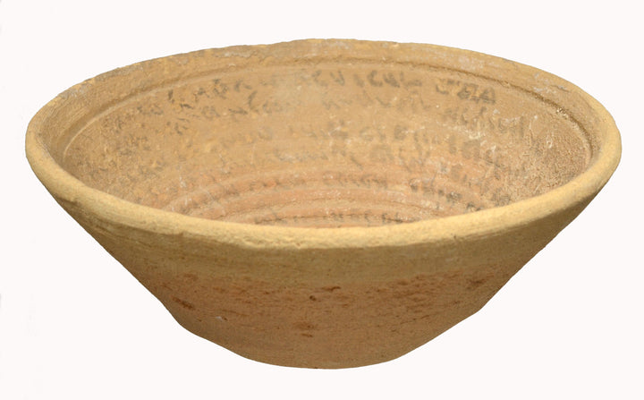 Ancient Holyland Aramaic Devil Trap Incantation Bowl