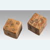 Pair Roman Bone Carved Dice (2)