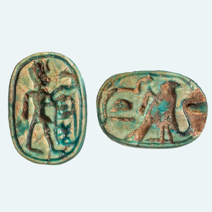 Ancient Egyptian Steatite Royal Scaraboid