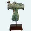 Ancient Near Eastern Bronze Axe Head With Hunt Scene