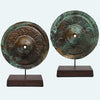 Pair of Khorasan Bronze Shield Bosses