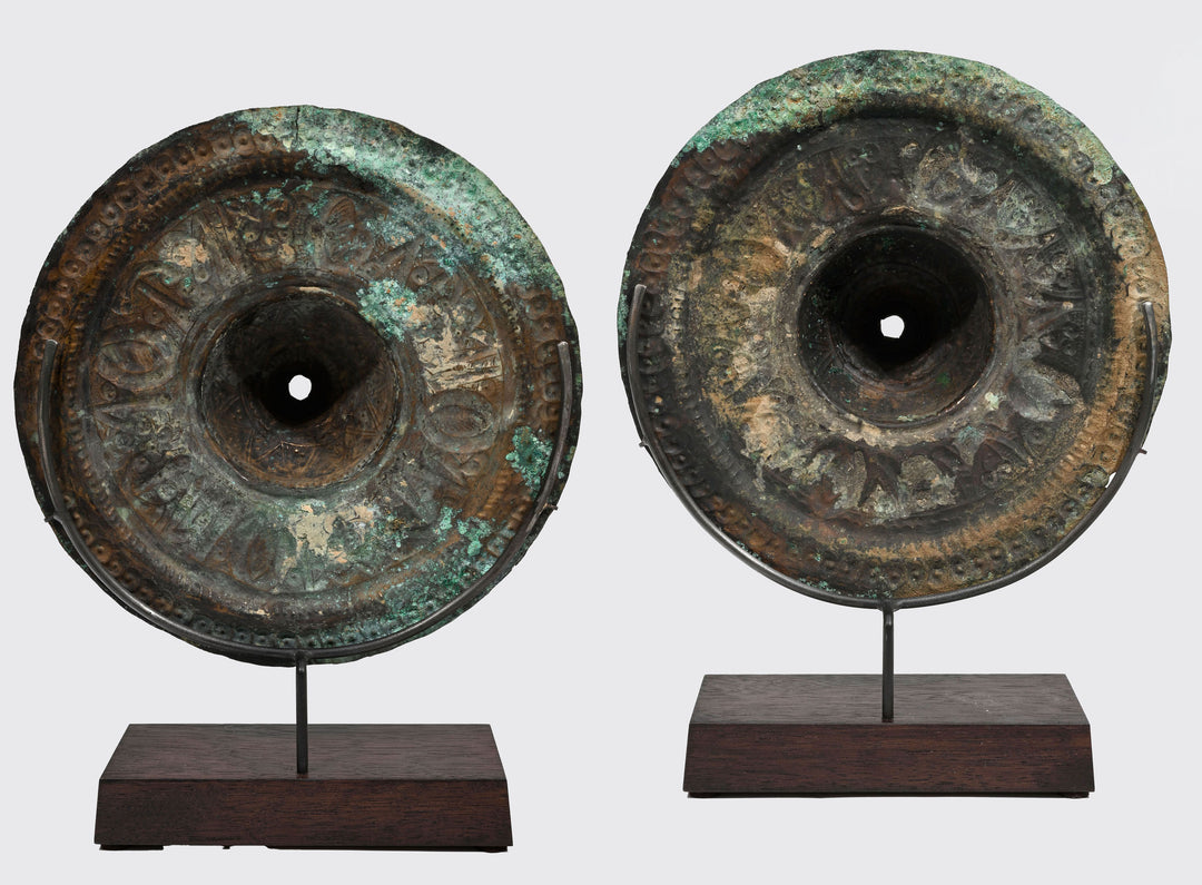 Pair of Khorasan Bronze Shield Bosses