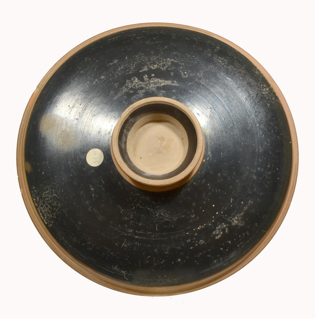 Apulian Red Figure Plate with Lady of Fashion