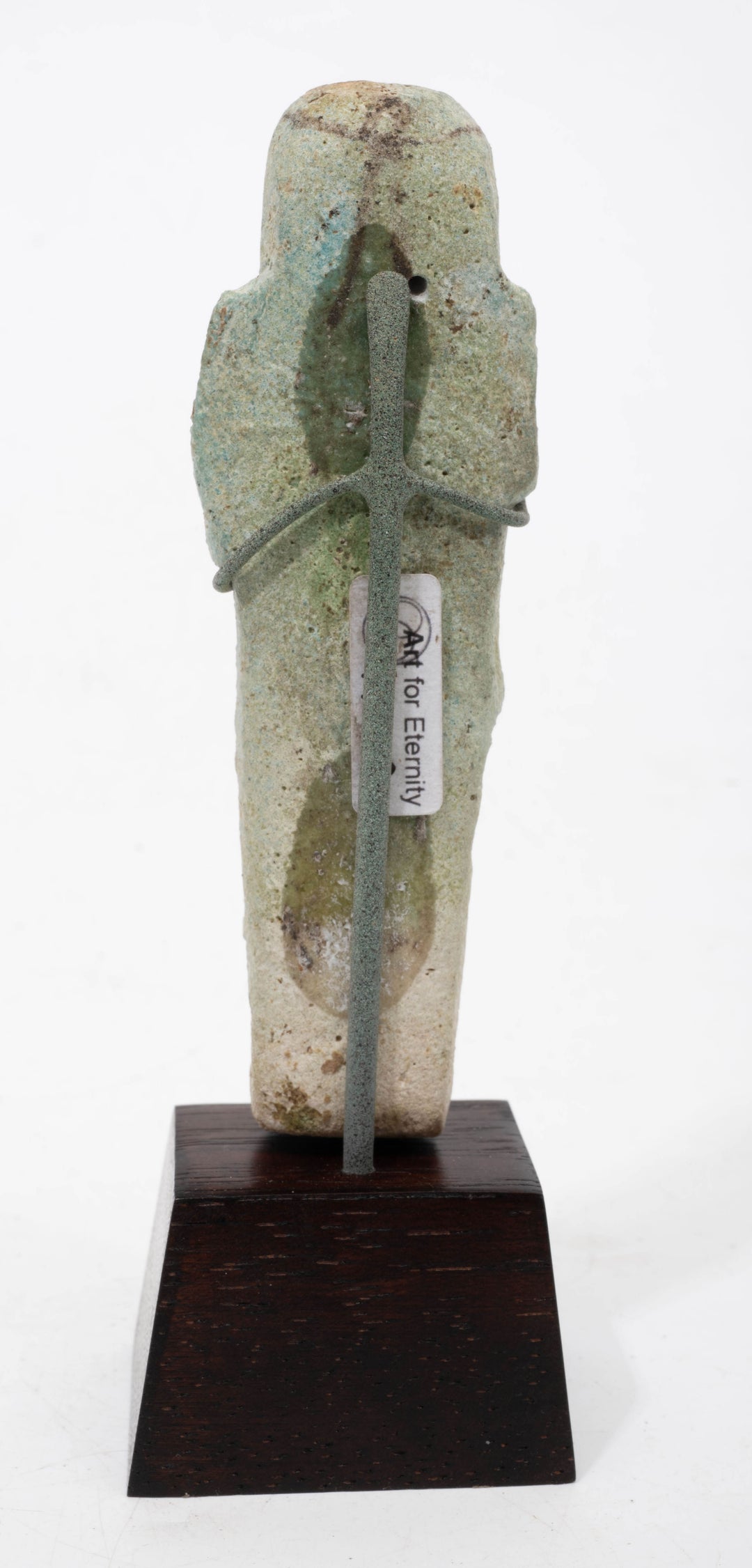 Egyptian Turquoise Faience Reis Overseer Ushabti for Userhatmes