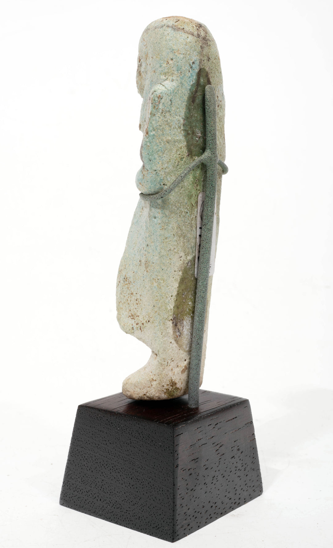 Egyptian Turquoise Faience Reis Overseer Ushabti for Userhatmes