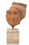 Greek Terracotta Votive Head of a Goddess