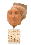 Greek Terracotta Votive Head of a Goddess